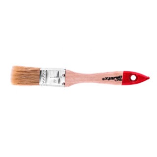 Кисть плоская "Стандарт" 1" (25мм), натуральная щетина, деревянная ручка - MATRIX