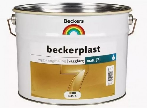 BeckerPlast 7- Беккерпласт 7 краска для потолков База А  9л