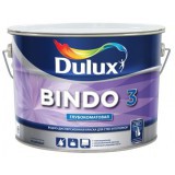 Краска BINDO 3 для стен и потолков глубокоматовая база BW (5л) Дьюлукс
