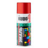 Краска аэрозольная красная 520мл "KUDO" KU-1003