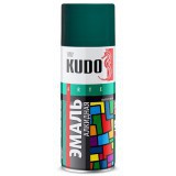 Краска аэрозольная зеленая темная 520мл "KUDO" KU-1007