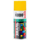 Краска аэрозольная желтая 520мл "KUDO" KU-1013